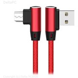 SLINK Swapp SW-C555 Micro USB kabel 1m 3A L profil crveni | Eponuda.ba