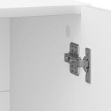  Noćni ormar 2 pcs Bijela visokog sjaja 43 x 34,5 x 47 cm | shoptok.hr