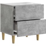  Noćni ormar s ladicama 2 pcs Betonska siva 43 x 34,5 x 48 cm | Eponuda.ba