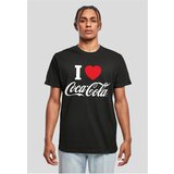 Merchcode Men's T-shirt I Love Coca Cola black Cijene