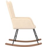  Gugalni stol s stolčkom krem blago, (20939447) | Shoptok.si
