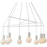  Redo 01-1564 - Luster na sajli MIKADO 8xE27/42W/230V Ø 82 cm bela | Eponuda.com