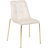 MID.YOU STOL, les, kovina, tekstil bež | Shoptok.si
