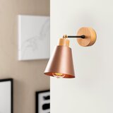 Opviq lights Stenska svetilka v bakreni barvi/v naravni barvi ø 14 cm Manavgat – | Shoptok.si