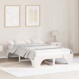vidaXL Krevet Bijeli Drvo 120 x 200 cm Izdržljiv Pravokutni | shoptok.hr