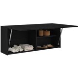 vidaXL Kupaonski zidni ormarić crni 100x25x40 cm izrađeno drvo Cijene