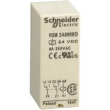 SCHNEIDER APC Schneider Electric Vmesniški rele 2W,8A,24VDC RSB2A080BD, (21223529) | Shoptok.si