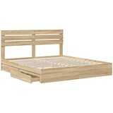  s od storage Sonoma hrast 180 x 200 cm Konstruirano drvo | shoptok.hr
