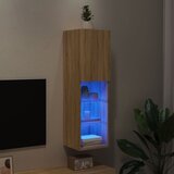 TV ormarić s LED svjetlima boja hrasta sonome 30,5x30x102 cm | Eponuda.ba