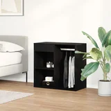 vidaXL Kabinet za šminku Crni hrast Drvo 80 x 40 x 75 cm Pohrana