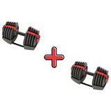 Hms Komplet podesive bučice 2 x 40 kg Hms Komplet podesive bučice 2 x 40 kg Slike