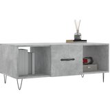  Stolić za kavu boja betona 102 x 50 x 40 cm konstruirano drvo | shoptok.hr