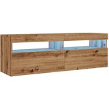 vidaXL TV ormarić LED boja hrasta 120x35x40 cm konstruirano drvo | shoptok.hr