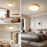 Brilagi LED prigušiva svetiljka WOODLINE LED/48W/230V 3000-6000K hrast prečnik 40 cm +sa daljinskim upravljačem | Eponuda.com
