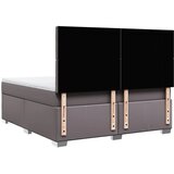  Krevet s oprugama i madracem sivi 180 x 200 cm od umjetne kože | shoptok.hr