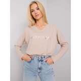 RUE PARIS Blouse-RV-BZ-7210.64P-beige | Shoptok.si