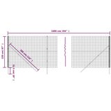  Ograja iz žične mreže antracitna 2,2x10 m pocinkano j | Shoptok.si