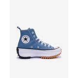 Converse Blue Womens Ankle Sneakers on Run Star Hike - Women