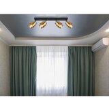 Globo 15560-4 - Spot svetiljka MILLEY 4xE27/40W/230V crna/mesing | Eponuda.com