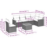  7-dijelni set vrtnih sofa sivi od poliratana | shoptok.hr