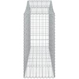  Lučne gabionske košare 9 kom 200x50x120/140cm pocinčano željezo | shoptok.hr