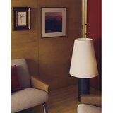 Kave Home Bela/v temni naravni barvi stoječa svetilka s tekstilnim senčilom (višina 110 cm) Marga – | Shoptok.si