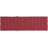  Jastuk za ležaljku boja vina 200 x 50 x 3 cm od tkanine Oxford | shoptok.hr
