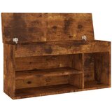 vidaXL Klupa za cipele s jastukom boja hrasta 104 x 30 x 49 cm iverica | shoptok.hr