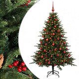  Umjetno božićno drvce s kuglicom 120 cm 150 LED lampica | shoptok.hr