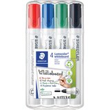 Marker ZA BIJELU PLOČU 2MM PK4 RECIKLIRANI LUMOCOLOR STAEDTLER 351 WP4 | shoptok.hr