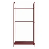 Bordo rdeče kovinsko stojalo za oblačila 92x186x39 cm Arch –