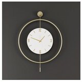 Wallity zidni sat Mclock-00111, 58x80x7 cm, zlatne boje | Eponuda.com