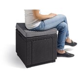Keter Tamno sivi vrtni tabure Cube – | shoptok.hr