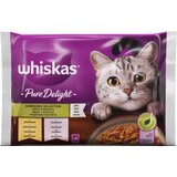 Whiskas hrana za mace pure delight izbor mesa 4X85G whis. Cene