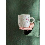 Bloomingville Bež šalica s božićnim motivom od kamenine 250 ml Christy – | shoptok.hr