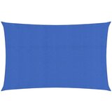 The Living Store Senčno jadro 160 g/m² pravokotno modro 4x7 m HDPE - Jadro Za Senco, (21494732) Cene