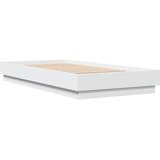  Okvir kreveta s LED svjetlima bijeli 75 x 190 cm | Eponuda.ba