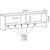 Hanah home Vall Hook Sarandon White | ePonuda.com
