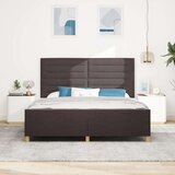  Postelja Temno Rjava 180x200 cm Tkanina, (22049797) | Shoptok.si