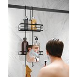 Metaltex Mat crna željezna viseća kupaonska polica Lava – | shoptok.hr