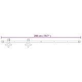  Drsna vrata s kompletom vodil 85x210 cm trdna borovina, (20999107) | Shoptok.si