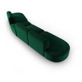 Milo Casa Zelena žametna sedežna garnitura desni kot 428 cm Paolo – | Shoptok.si