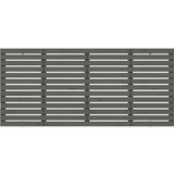  Zidno uzglavlje sivo 206x3x91,5 cm od masivne borovine | shoptok.hr