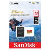 San Disk MEM MICROSD 32GB Extreme + adapter (SDSQXAF-032G-GN6AA) | Eponuda.com