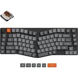 KEYCHRON K15 Max Brezžična Mehanska Tipkovnica Low-Profile, Bluetooth / 2.4 GHz, RGB, Gateron Hot-Swap Brown, US Layout, K15M-H3, (21733855) Cene