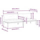  Srednje vrtne sofe od paleta s jastucima 2 kom od drva bagrema | Eponuda.com