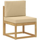 vidaXL Zunanja garnitura za sedenje Bela in bež 59 x 63 x 73 cm, (5000272930) | Shoptok.si