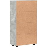  Kreveta s policom FLORIN Betonski sivi 55,5 x 29 x 100 cm | shoptok.hr