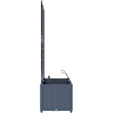  Vrtna saksija 2 pcs Sivi 80 x 40 x 142 cm Plastika | shoptok.hr