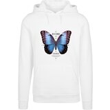 Mister Tee Men's sweatshirt Become The Change Butterfly Hoody white Cene